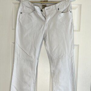 Hybrid & Company White Bootcut Pants Size 11 - Comfortable Stretchy